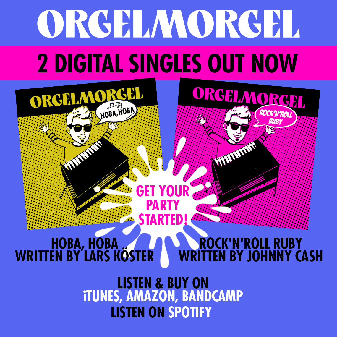 Orgelmorgel digital Singles
